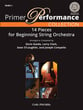 Primer Performance Collection Violin 1 string method book cover